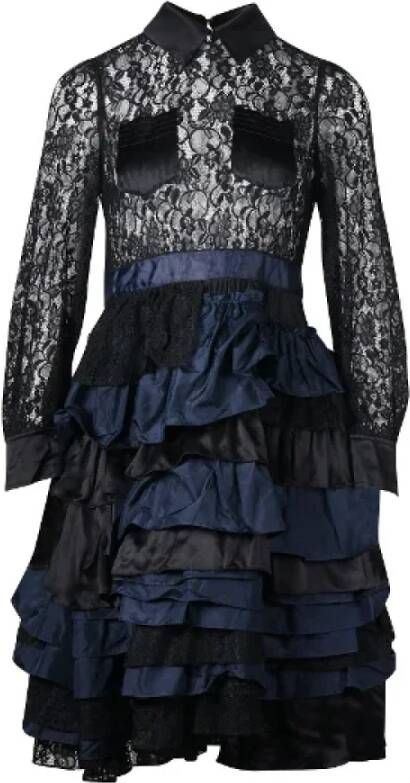 Marc Jacobs Pre-owned Silk dresses Zwart Dames