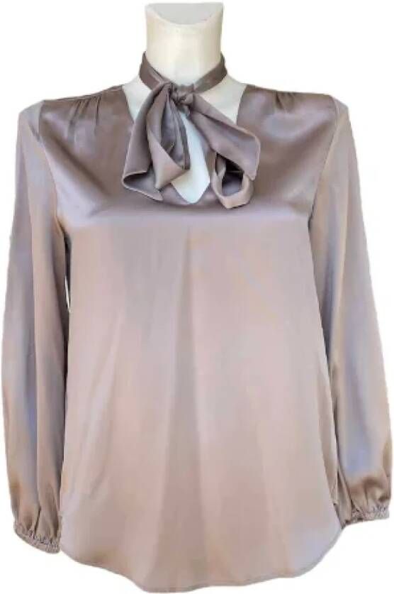 Marc Jacobs Pre-owned Silk tops Bruin Dames