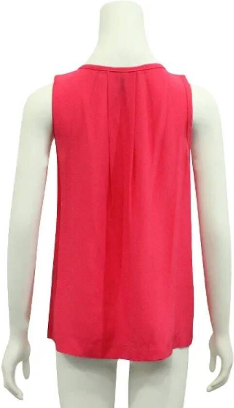 Marc Jacobs Pre-owned Silk tops Roze Dames
