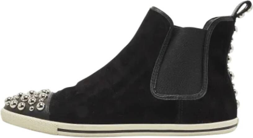 Marc Jacobs Pre-owned Suede sneakers Zwart Dames