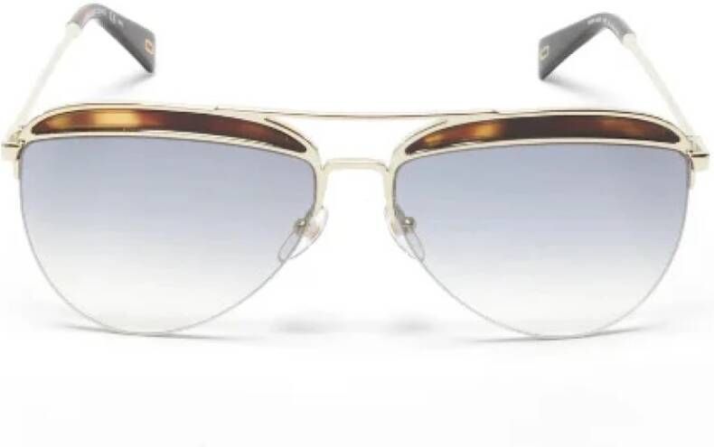 Marc Jacobs Pre-owned Voldoende plastic sungles Bruin Dames
