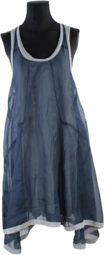 Marc Jacobs Pre-owned Voldoende zijden jurken Blauw Dames