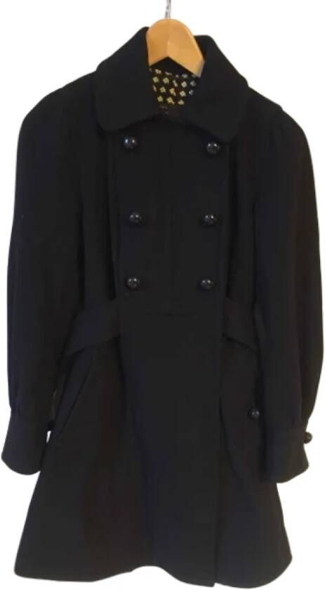 Marc Jacobs Pre-owned Wool outerwear Zwart Dames