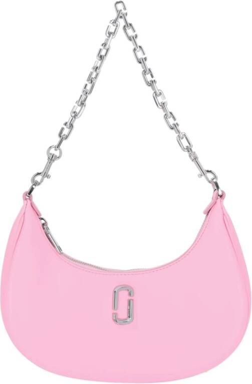 Marc Jacobs Crossbody bags The Small Curve Leather Bag in roze
