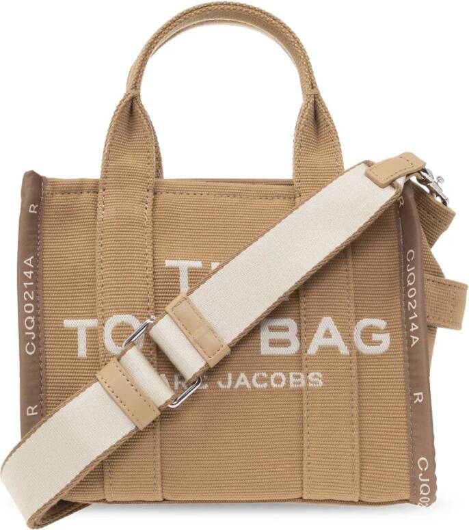 Marc Jacobs Kleine Traveler Tote Tas in Kamelen Canvas Brown Dames - Foto 2