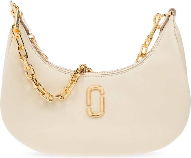 Marc Jacobs Crossbody bags The Small Curve Leather Bag in crème