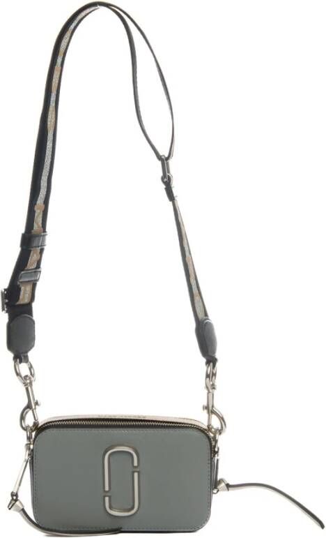Marc Jacobs Crossbody bags Logo Strap Snapshot Small Camera Bag Leather in grijs