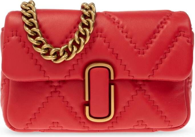Marc Jacobs The Quilted Leather schoudertas Rood