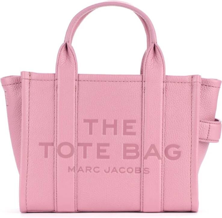 Marc Jacobs The Leather Tote kleine shopper Roze