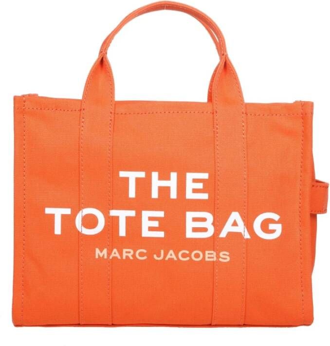 Marc Jacobs Stijlvolle canvas tote tas Oranje Dames