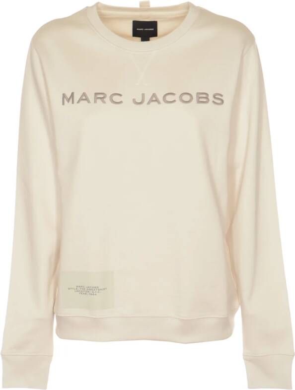 Marc Jacobs Sweater met geborduurd logo Wit