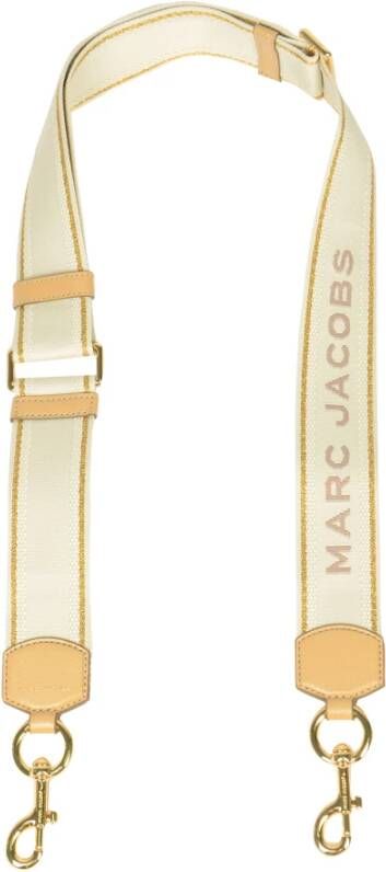 Marc Jacobs Schouderband met logo Beige