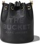 Marc Jacobs Zwarte Leren Bucket Tas met Verstelbare Schouderband Black Dames - Thumbnail 13