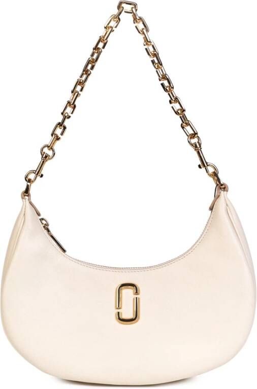 Marc Jacobs Crossbody bags The Small Curve Leather Bag in crème