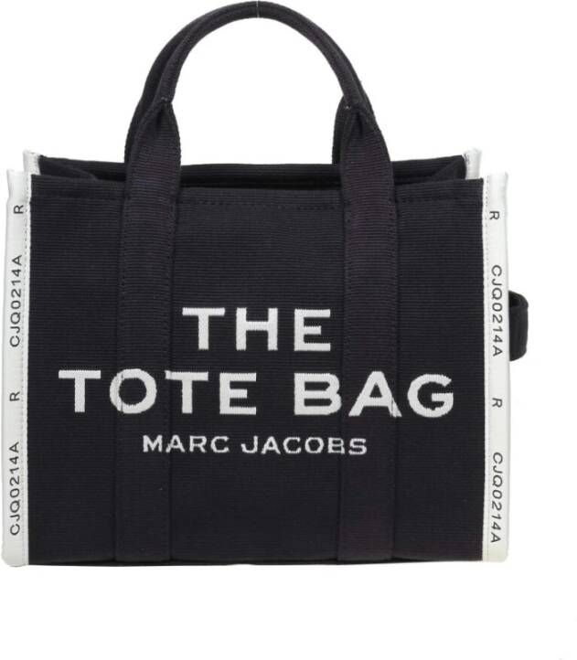 Marc Jacobs Deluxe Geweven Jacquard Medium Tote Black Dames