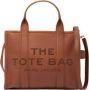 Marc Jacobs Gestructureerde Leren Tote Handtas met Schouderband Brown Dames - Thumbnail 2