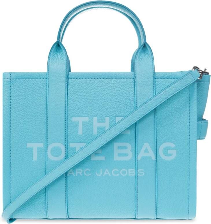 Marc Jacobs Totes The Leather Medium Tote Bag in blauw