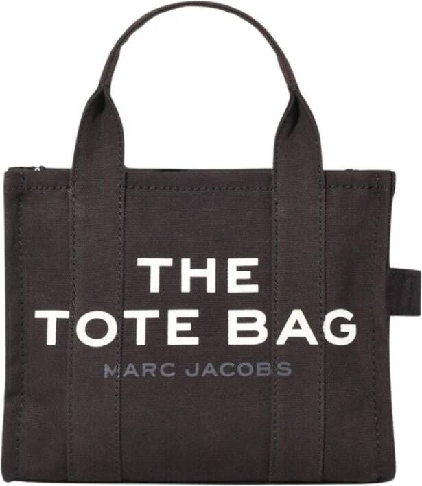 Marc Jacobs Zwarte Canvas Mini Traveler Tote Tas Black Dames - Foto 6