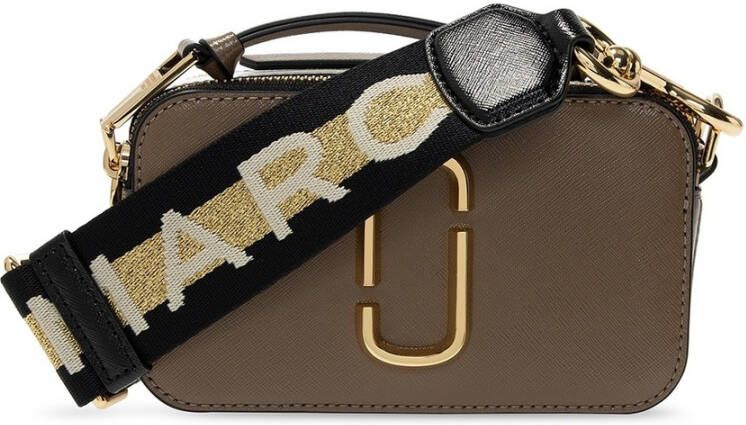 Marc Jacobs Crossbody bags Logo Strap Snapshot Small Camera Bag Leather in bruin