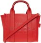 Marc Jacobs The Leather Tote kleine shopper Rood - Thumbnail 8