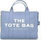 Marc Jacobs Blauwe Traveler Tote Bag met Logo Blue Dames - Thumbnail 9