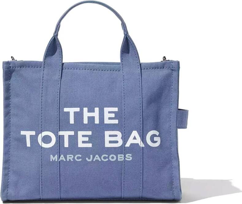 Marc Jacobs Blauwe Traveler Tote Bag met Logo Blue Dames
