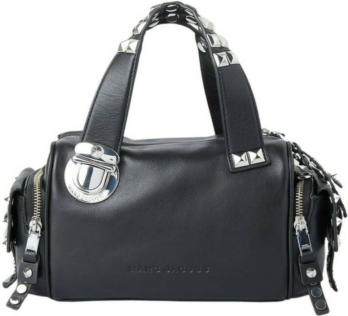 Marc Jacobs The Studded Pushlock kleine boekentas Zwart