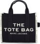 Marc Jacobs Totes & shoppers Medium Tote' Black Tote Bag With Contrasting Logo in zwart - Thumbnail 1