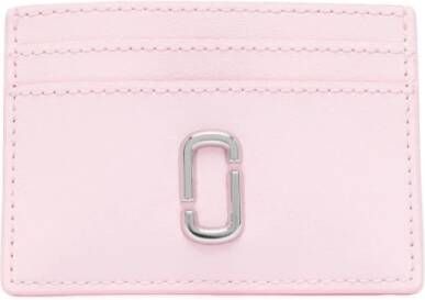 Marc Jacobs Roze Leren Vierkante Kaarthouder Pink Dames