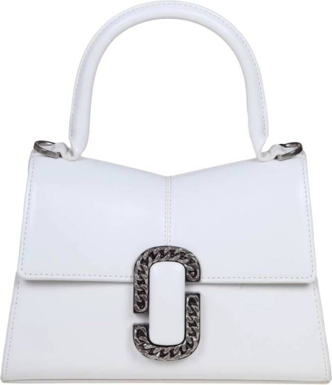 Marc Jacobs Witte Leren Handtas White Dames