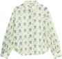 Marc O'Polo All-over print blouse straight fit Beige Dames - Thumbnail 4