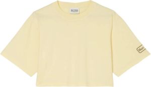Marc O'Polo Archive Code cropped T-shirt Beige Dames