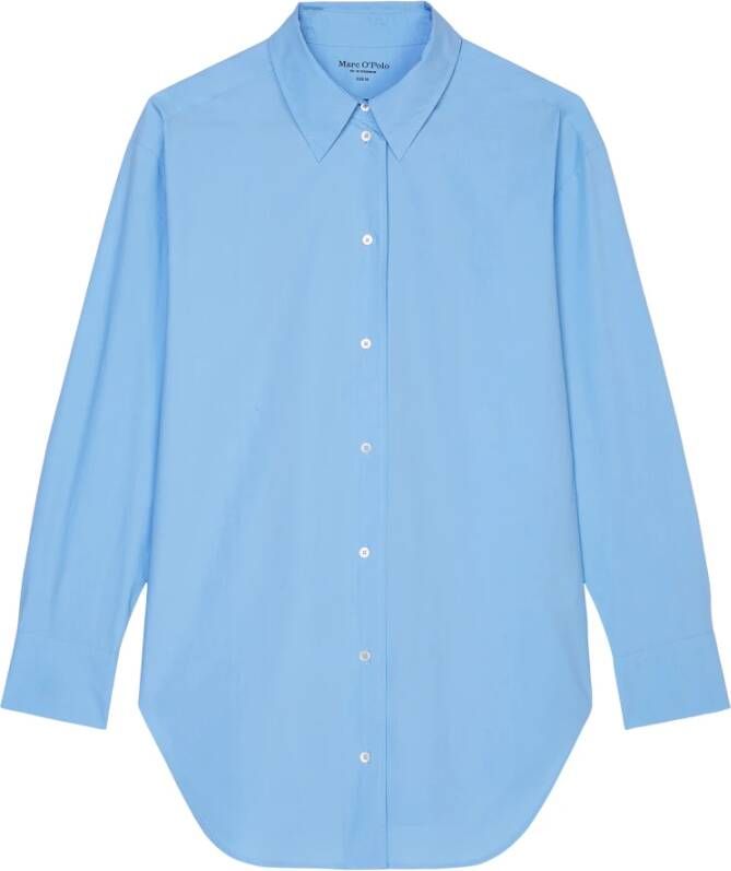 Marc O'Polo Lange blouse met overhemdkraag