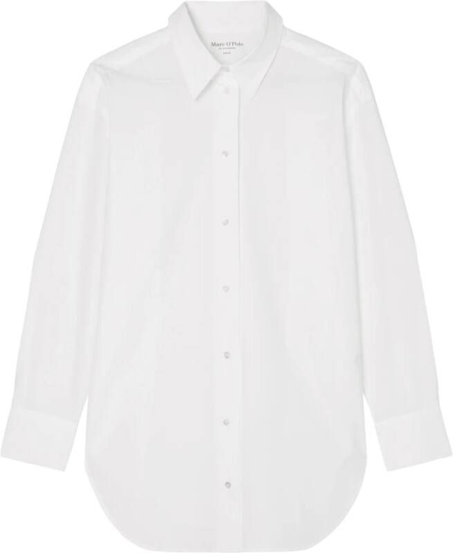 Marc O'Polo Lange blouse met overhemdkraag