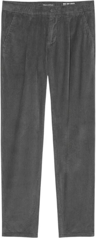 Marc O'Polo Corduroy broek model Osby jogger tapered Grijs Heren