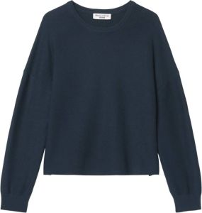 Marc O'Polo Crewneck jumper in a relaxed fit Blauw Dames