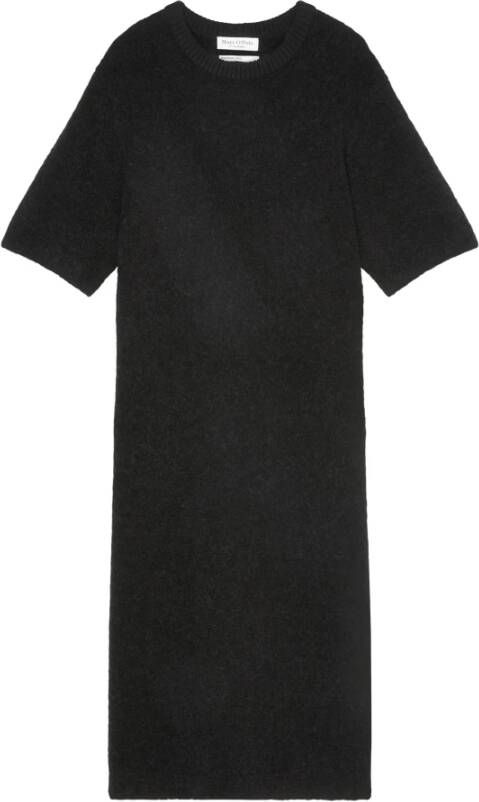 Marc O'Polo Daggebreide jurk Zwart Dames