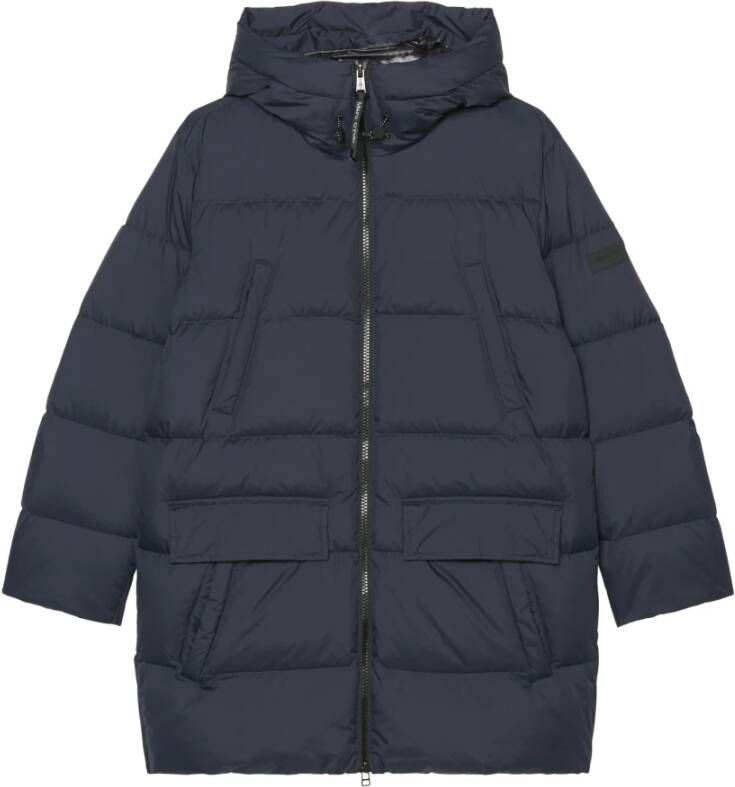 Marc O'Polo Donsjack in doorgestikte look model 'Basic'