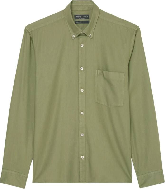 Marc O'Polo Casual Overhemden Green Heren
