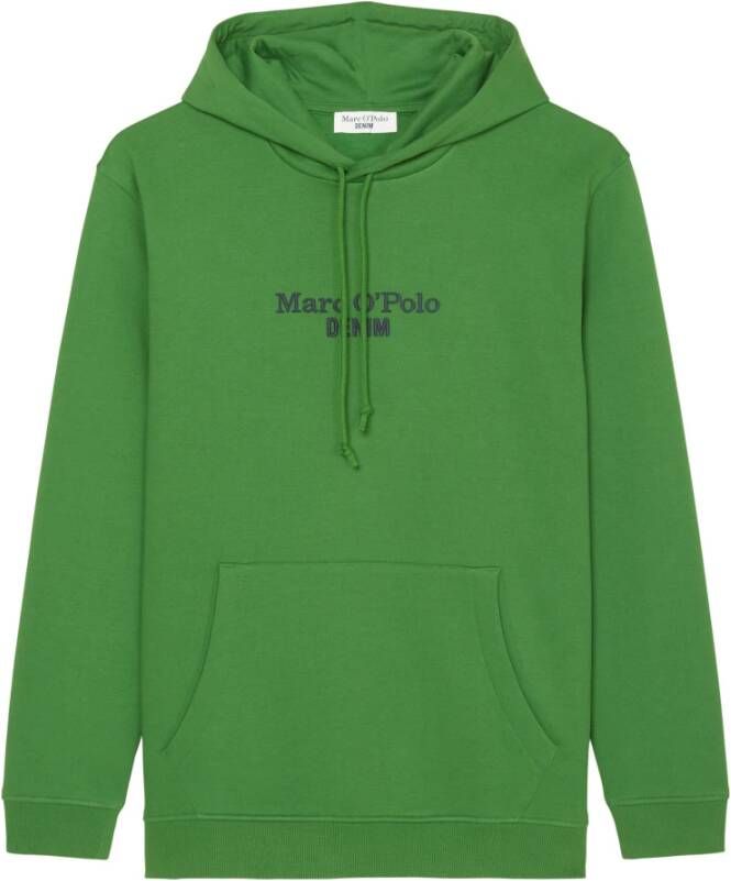 Marc O'Polo Hoodie relaxed Groen Heren