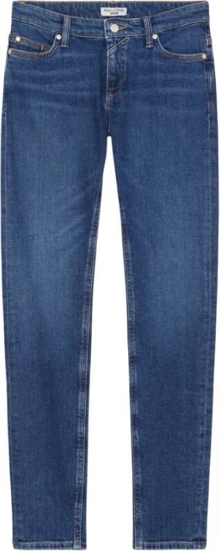Marc O'Polo SIV skinny laag getailleerde jeans Blue Dames