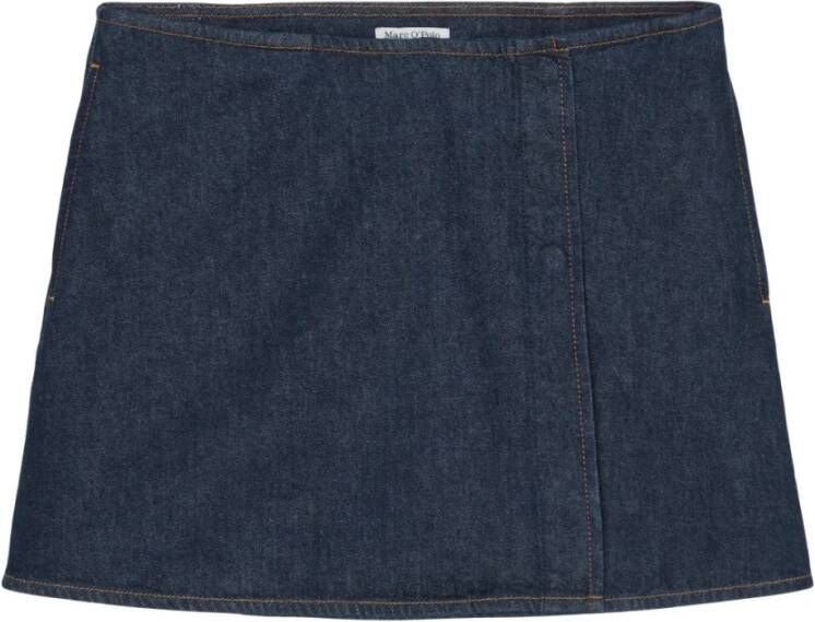 Marc O'Polo Jeans minirok in A-vorm Blauw Dames