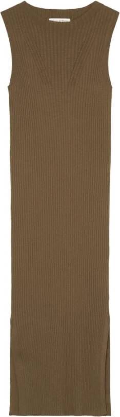 Marc O'Polo Knitted Dresses Beige Brown Dames