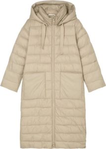 Marc O'Polo Lightweight quilted coat with a detachable hood regular fit Beige Dames