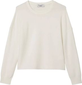 Marc O'Polo Crewneck jumper in a relaxed fit Wit Dames