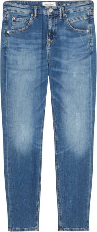 Marc O'Polo DENIM Relaxed fit mid rise jeans met stretch model 'Freja'