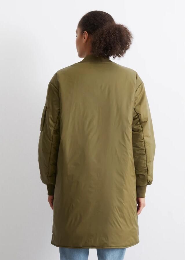 Marc O'Polo Aviator-stijl reguliere lange blouson Brown Dames - Foto 3