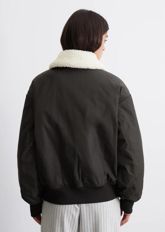 Marc O'Polo DENIM Blouson met afneembare kraag in teddypluche kwaliteit - Foto 3