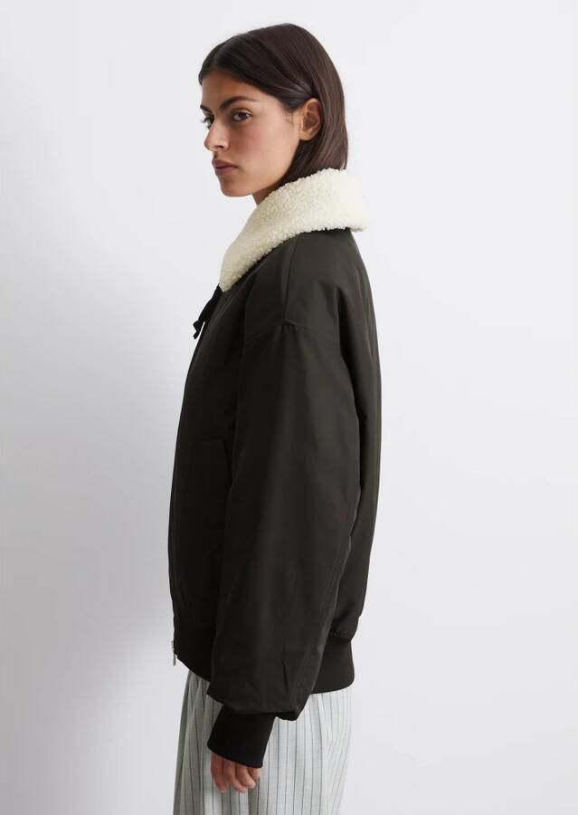 Marc O'Polo DENIM Blouson met afneembare kraag in teddypluche kwaliteit - Foto 5