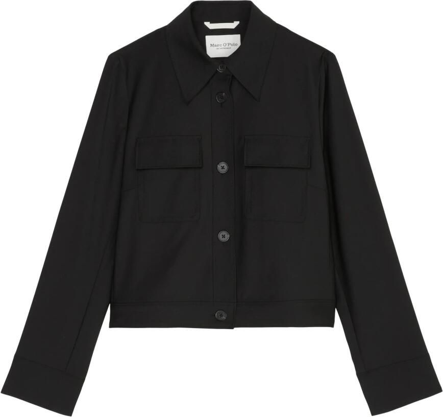 MARC O POLO Regular fit jack van wolmix met stretch - Foto 6